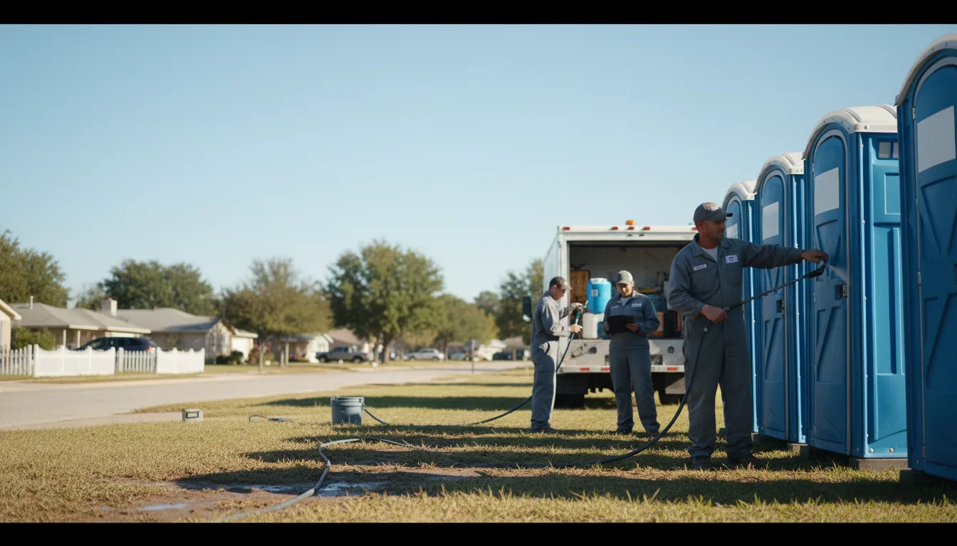 Long-Term Portable Toilet Rental in Cunningham, KS near me